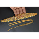 Tanish Art Jewellery Timeless Pota Stone And Pearls Kamarbandh