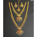 Tanish Art Jewellery Royal Heritage Pota And Pearl Necklace Set