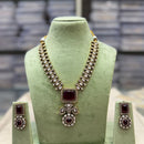 Tanish Art Jewellery Designer Kundan Stone Necklace Set
