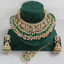 Tanish Art Jewellery Designer Kundan Beads And Pearl Necklace Set