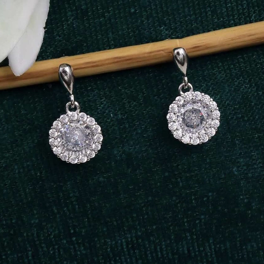 Tanish Art Jewellery Royal Austrian Stone Stud Earrings 