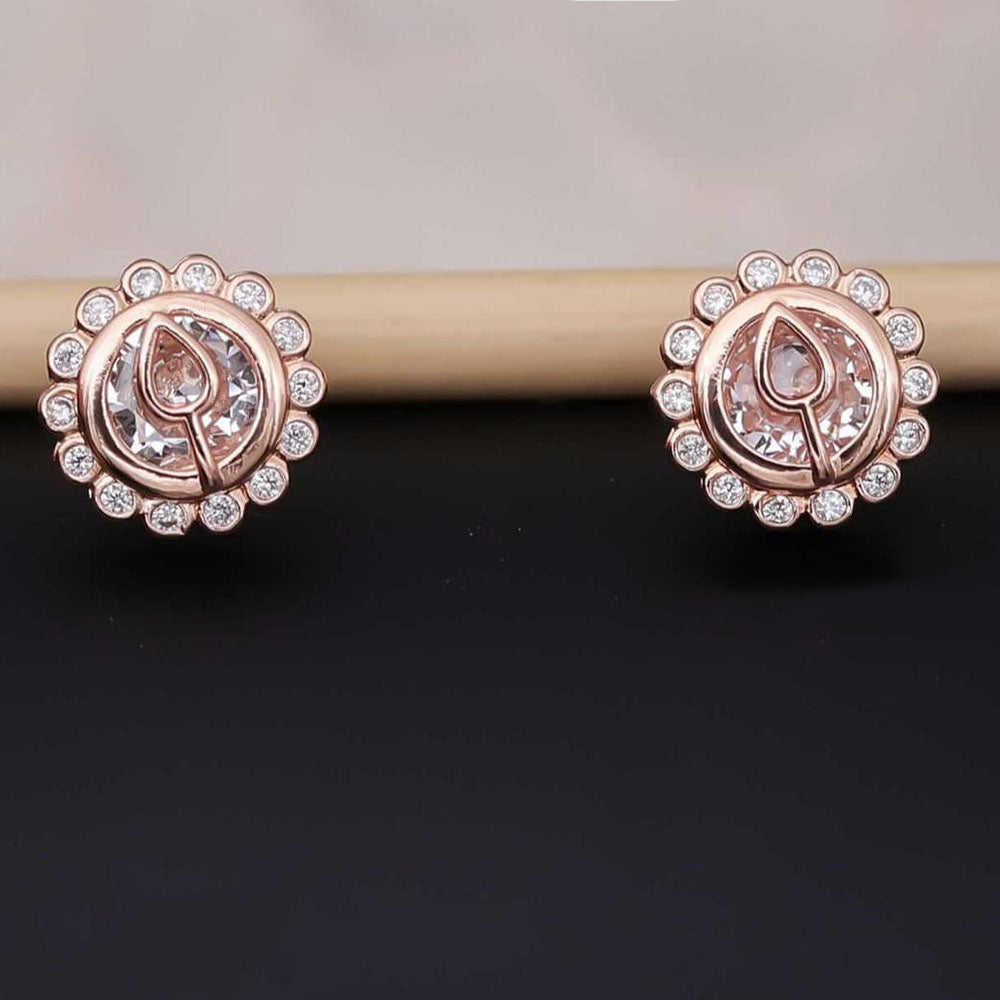 Tanish Art Jewellery Royal Austrian Stone Stud Earrings 
