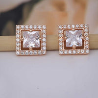 Tanish Art Jewellery Royal Austrian Stone Stud Earrings 