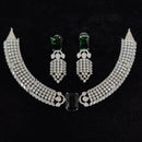 Tanish Art Jewellery Glamorous American Diamond Necklace Set