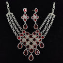 Tanish Art Jewellery Glamorous American Diamond Necklace Set