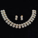Tanish Art Jewellery Royal Austrian Stone And Pearl Necklace Set