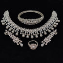 Tanish Art Jewellery Glamorous American Diamond Jewellery Combo Set