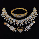 Tanish Art Jewellery Glamorous American Diamond Jewellery Combo Set