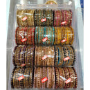 Tanish Art Jewellery Grand Austrian Stone Multi Color Traditional Bangles Set