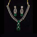Tanish Art Jewellery Premium Polki Kundan And Austrian Stone Necklace Set
