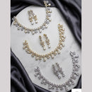 Tanish Art Jewellery Trendy American Diamond Necklace Set 
