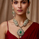 Tanish Art Jewellery Graceful Polki Kundan And Pearl Designer Necklace Set