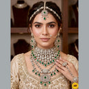 Tanish Art Jewellery Graceful Kundan Stone Semi-Bridal Choker Necklace Set