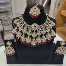 Tanish Art Jewellery Elegant Pota Stone Pearl And Beads Necklace Set