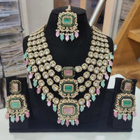 Tanish Art Jewellery Elegant Pota Stone Pearl And Beads Necklace Set