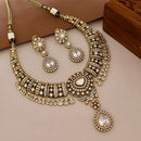 Tanish Art Jewellery Traditional Polki Kundan And Austrian Stone Necklace Set