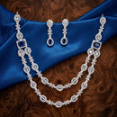 Tanish Art Jewellery Royal American Daimond Stone Necklace Set