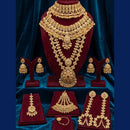 Tanish Art Jewellery Grand Crystal Stone And Beads Bridal Jewellery Set