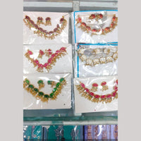 Tanish Art Jewellery Elegant Lotus Flower Necklace Set