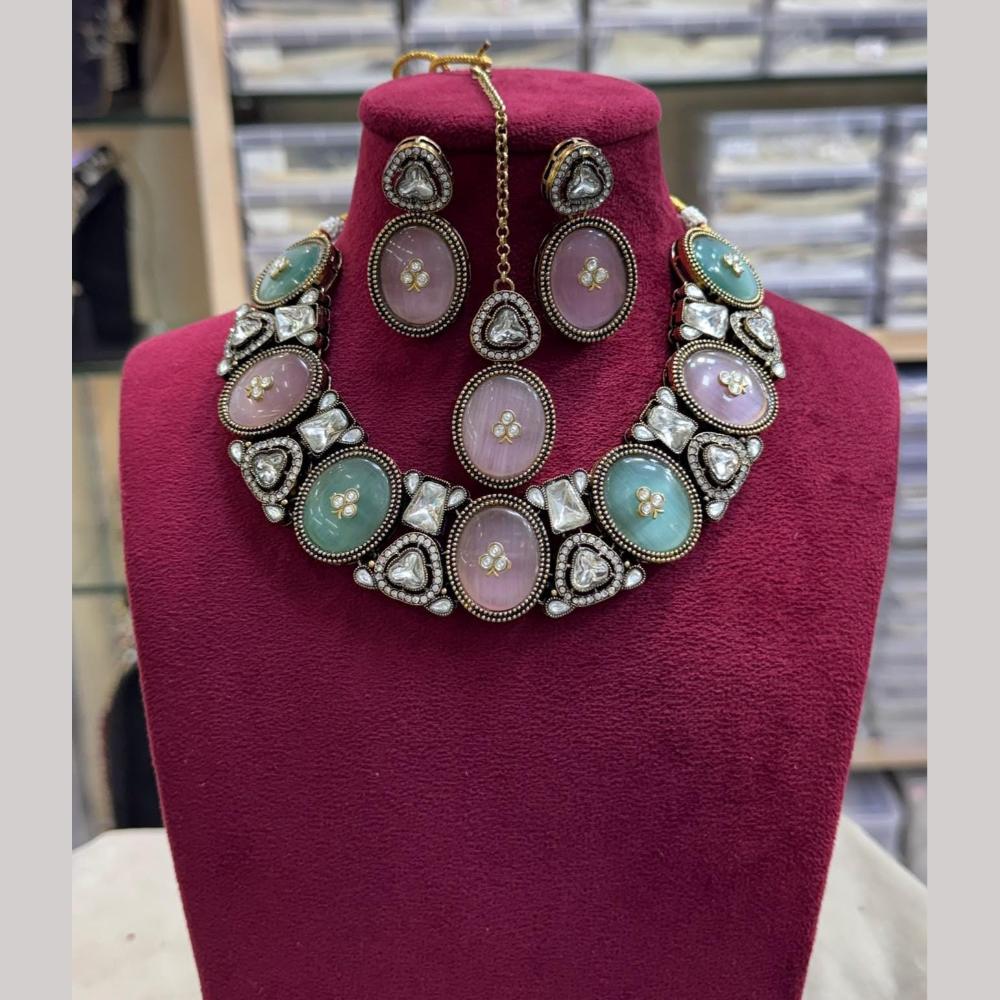 Tanish Art Jewellery Gorgeous Polki Kundan Designer Necklace Set