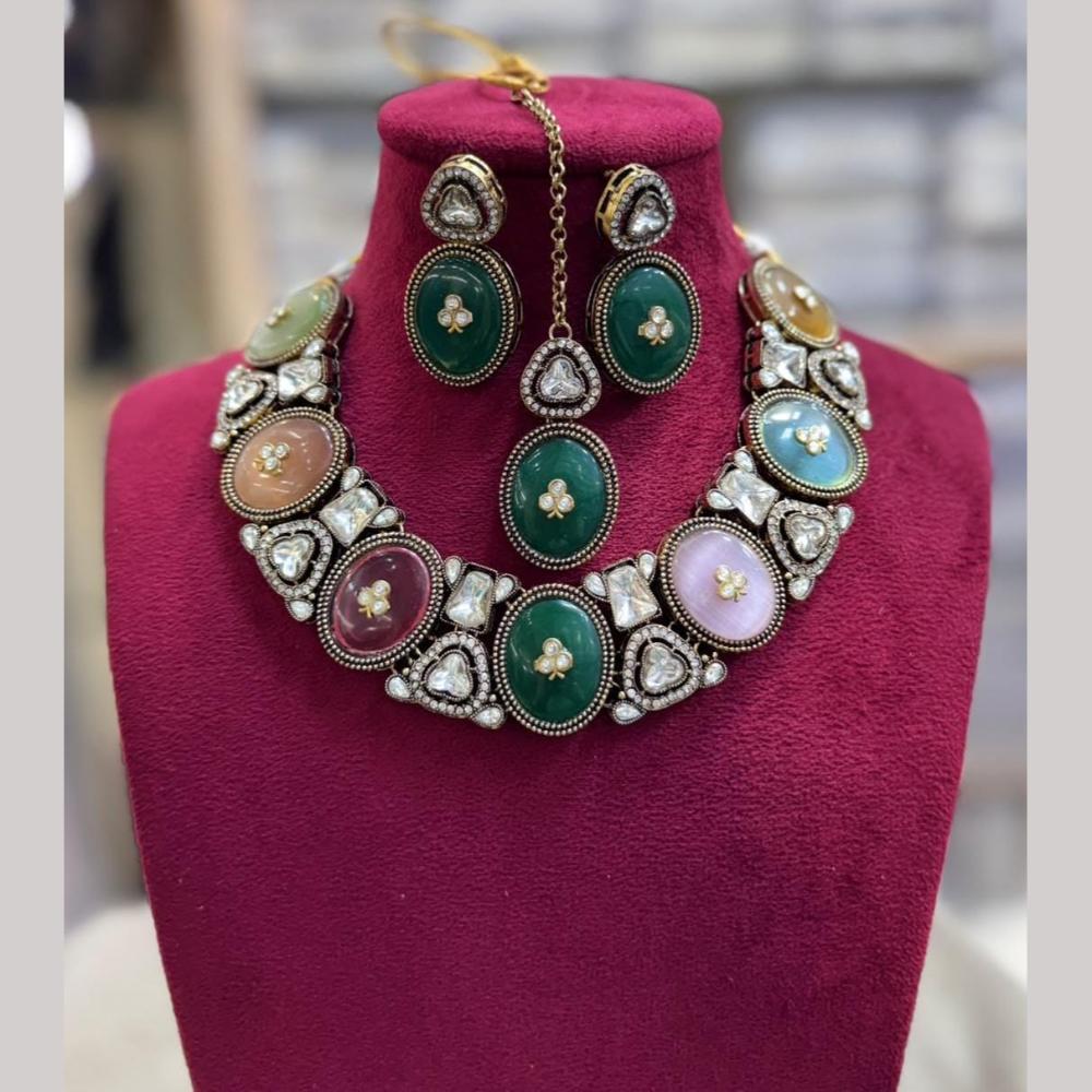Tanish Art Jewellery Gorgeous Polki Kundan Designer Necklace Set