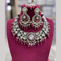 Tanish Art Jewellery Gorgeous Polki Kundan And Beads Designer Necklace Set
