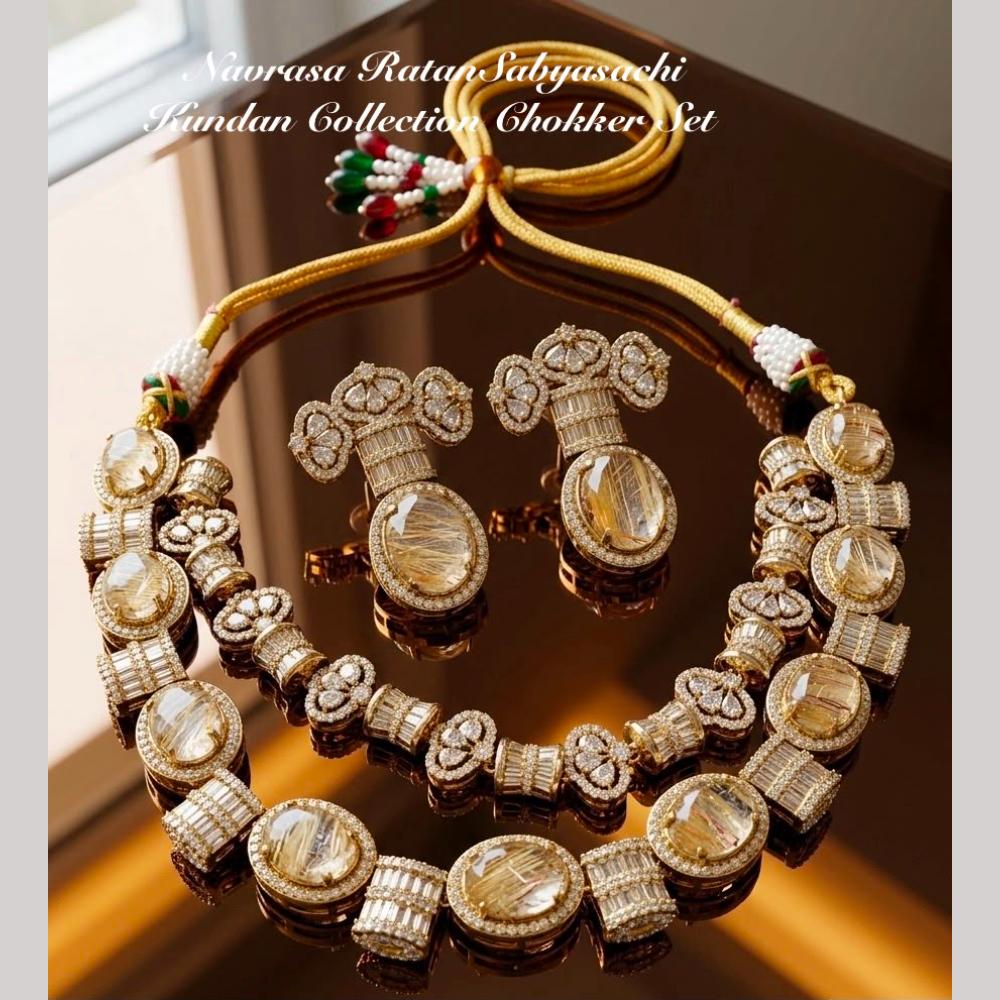 Tanish Art Jewellery Gorgeous Polki Kundan Designer Necklace Set