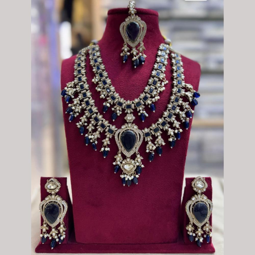 Tanish Art Jewellery Gorgeous Polki Kundan And Beads Designer Necklace Set