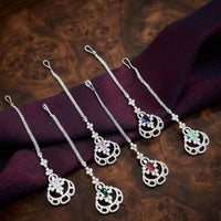 Tanish Art Jewellery Luxury American Diamond Ethnic Maangtikka