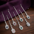 Tanish Art Jewellery Luxury American Diamond Ethnic Maangtikka