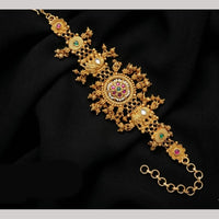 Tanish Art Jewellery Premium Pota Stone Pearl Statement Jewellery