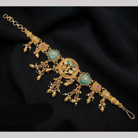 Tanish Art Jewellery Premium Pota Stone Pearl Statement Jewellery