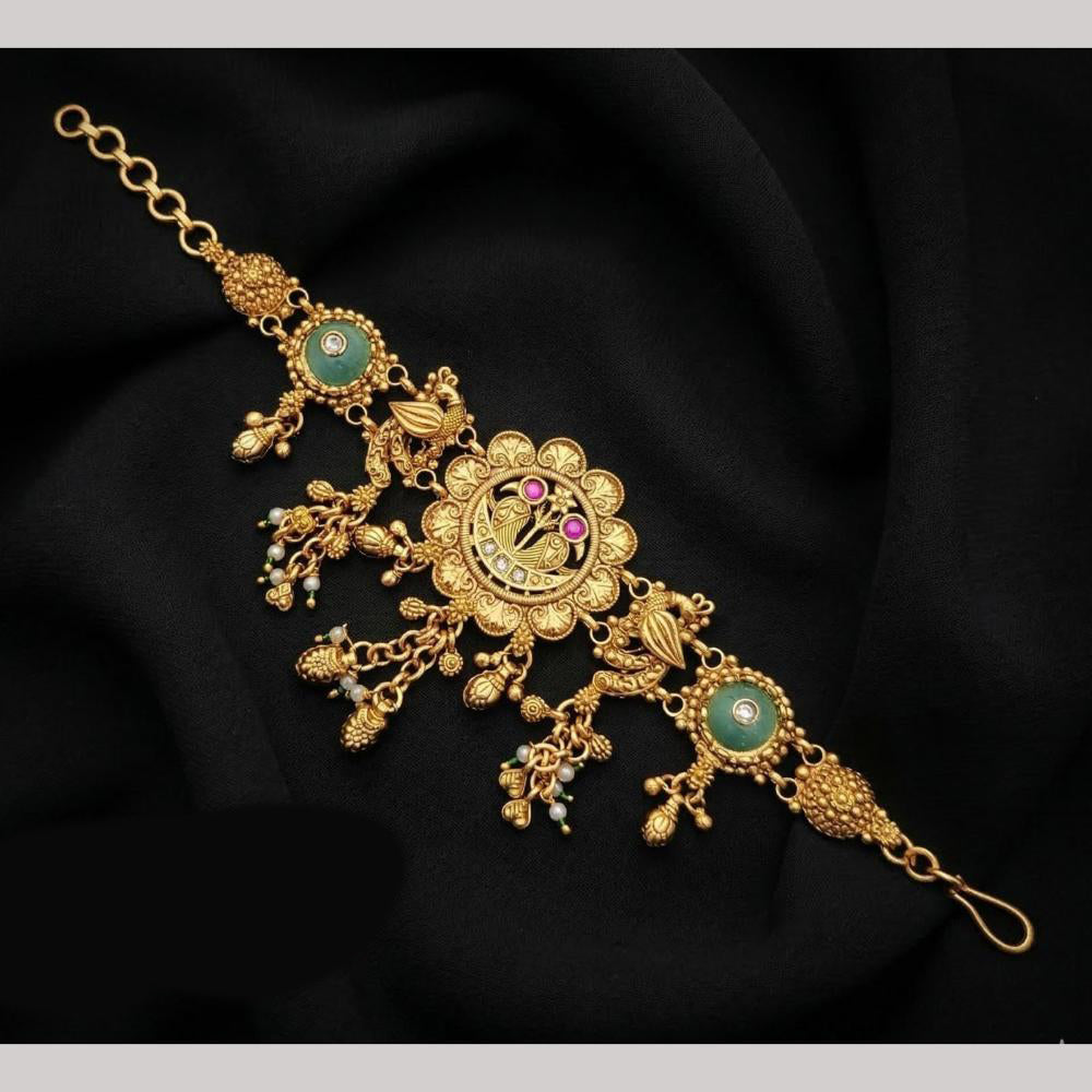 Tanish Art Jewellery Premium Pota Stone Pearl Statement Jewellery