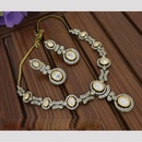Tanish Art Jewellery Statement Pota Stone Neckalce Set