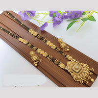 Tanish Art Jewellery Elegant Pota Stone And Beads Mangalsutra Set