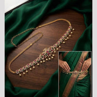 Tanish Art Jewellery Timeless Pota Stone And Pearls Kamarbandh