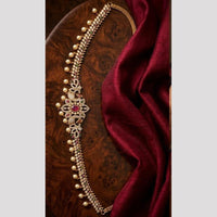 Tanish Art Jewellery Timeless Pota Stone And Pearls Kamarbandh