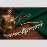 Tanish Art Jewellery Timeless Pota Stone And Pearls Kamarbandh