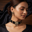 Tanish Art Jewellery Polki Kundan And Pearl Choker Necklace Set