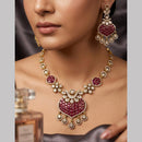 Tanish Art Jewellery Classic Polki Kundan Designer Necklace Set