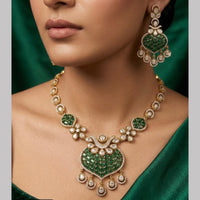 Tanish Art Jewellery Classic Polki Kundan Designer Necklace Set