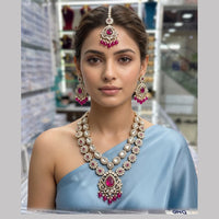 Tanish Art Jewellery Classic Polki Kundan And Beads Designer Necklace Set