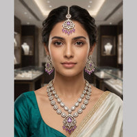 Tanish Art Jewellery Classic Polki Kundan And Beads Designer Necklace Set