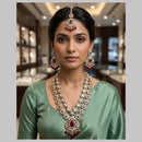 Tanish Art Jewellery Classic Polki Kundan And Beads Designer Necklace Set