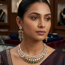 Tanish Art Jewellery Classic Polki Kundan Designer Necklace Set