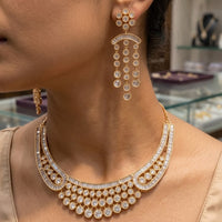Tanish Art Jewellery Classic Polki Kundan Designer Necklace Set