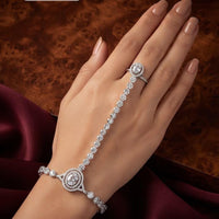 Tanish Art Jewellery Royal American Diamond Hath Panja