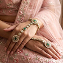 Tanish Art Jewellery Royal Pota Stone Hath Panja