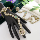Tanish Art Jewellery Royal Pota Stone Hath Panja