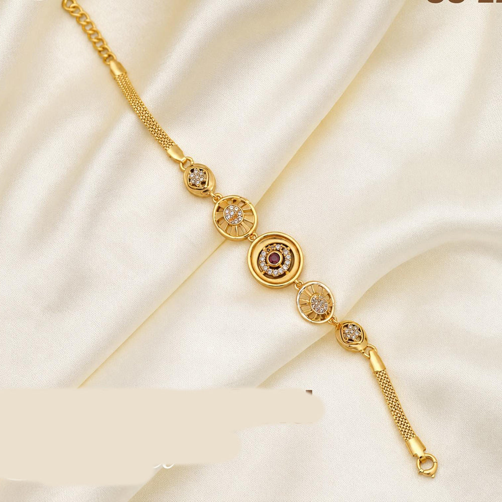 Tanish Art Jewellery Premium Austrian Stone Statement Bracelet 